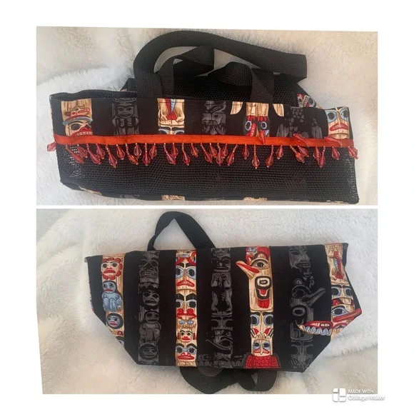 NEW ⭐️ ARTISAN 💼 1 of a Kind, TOTE Totem Pole, quality designed - Picture 13 of 16